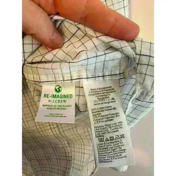 J. Crew Performance Slim Fit Button Up Size M - Picture 4 of 4